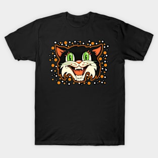 V2 VINTAGE HALLOWEEN CAT! T-Shirt